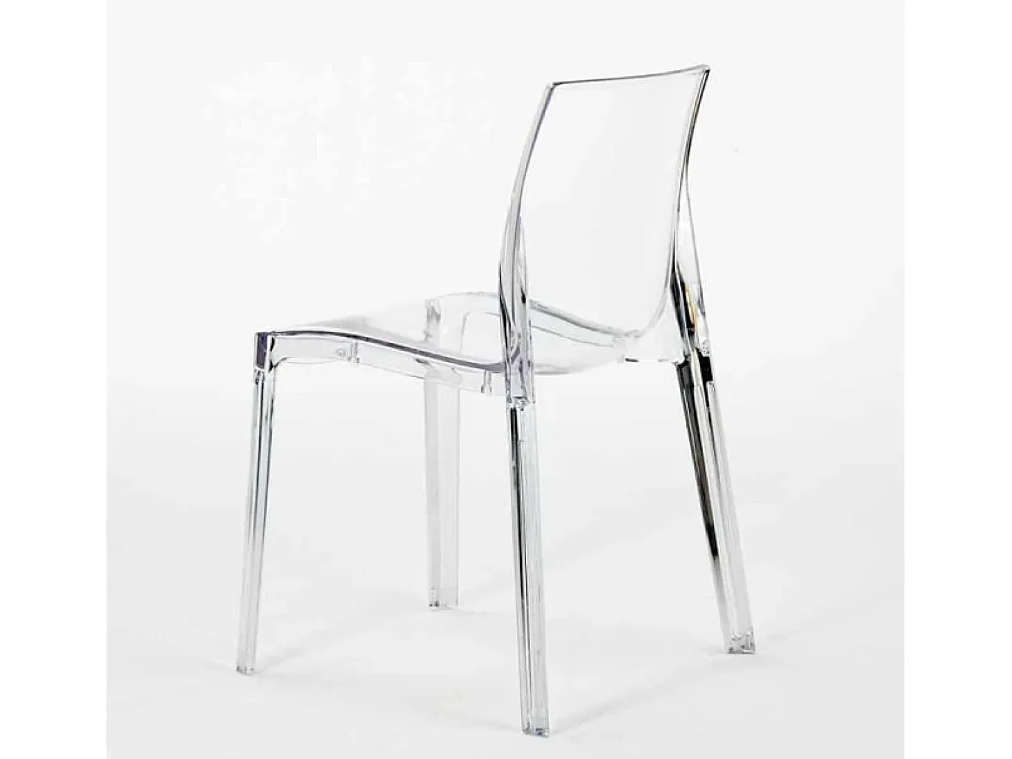 16 Silla Femme Fatale Grand Soleil transparentes Oferta Stock Bar Restaurante - Transparente