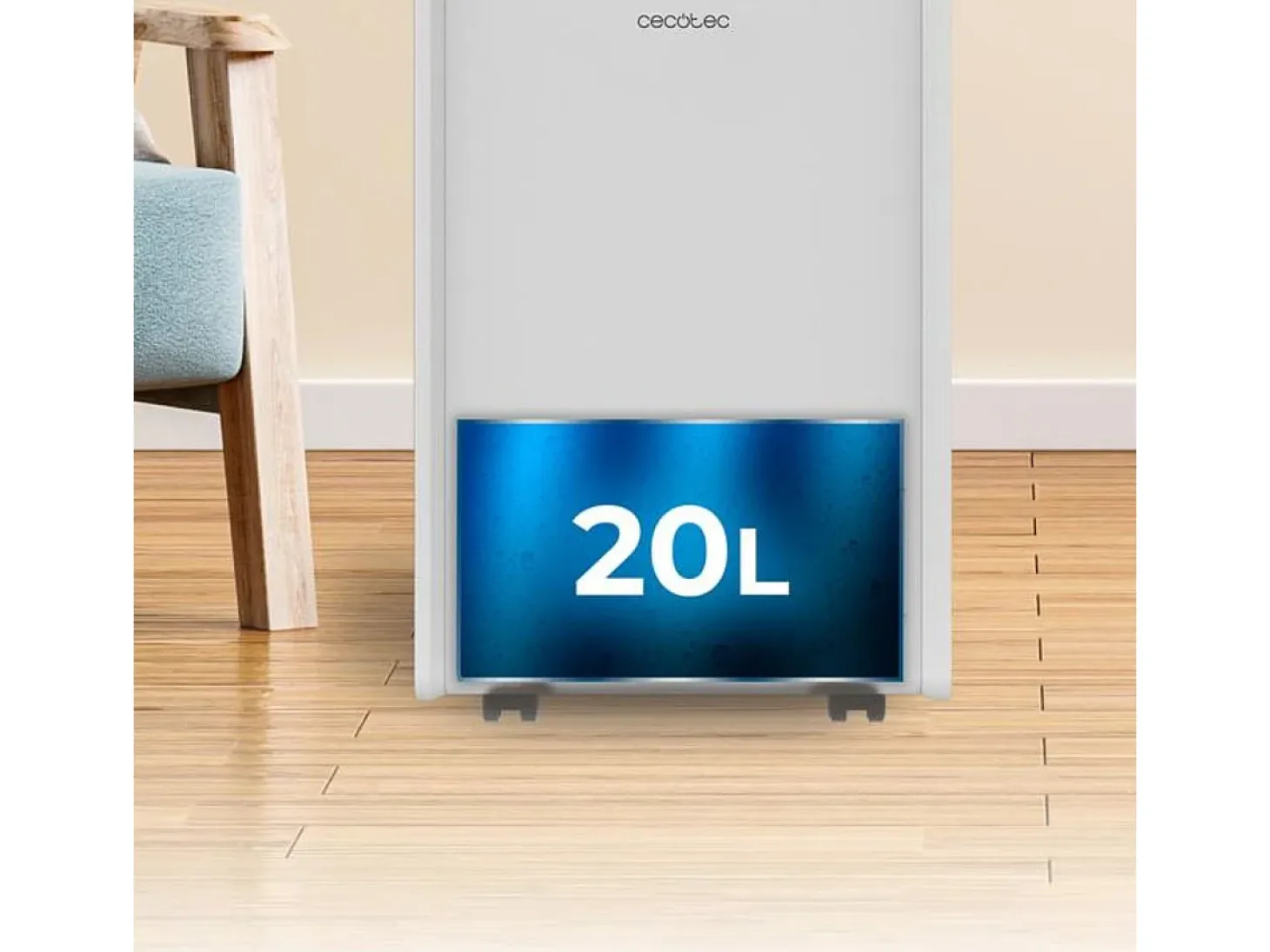Aire acondicionado portátil Cecotec ForceClima 7550 Style Connected 1750 frigorías con Wifi