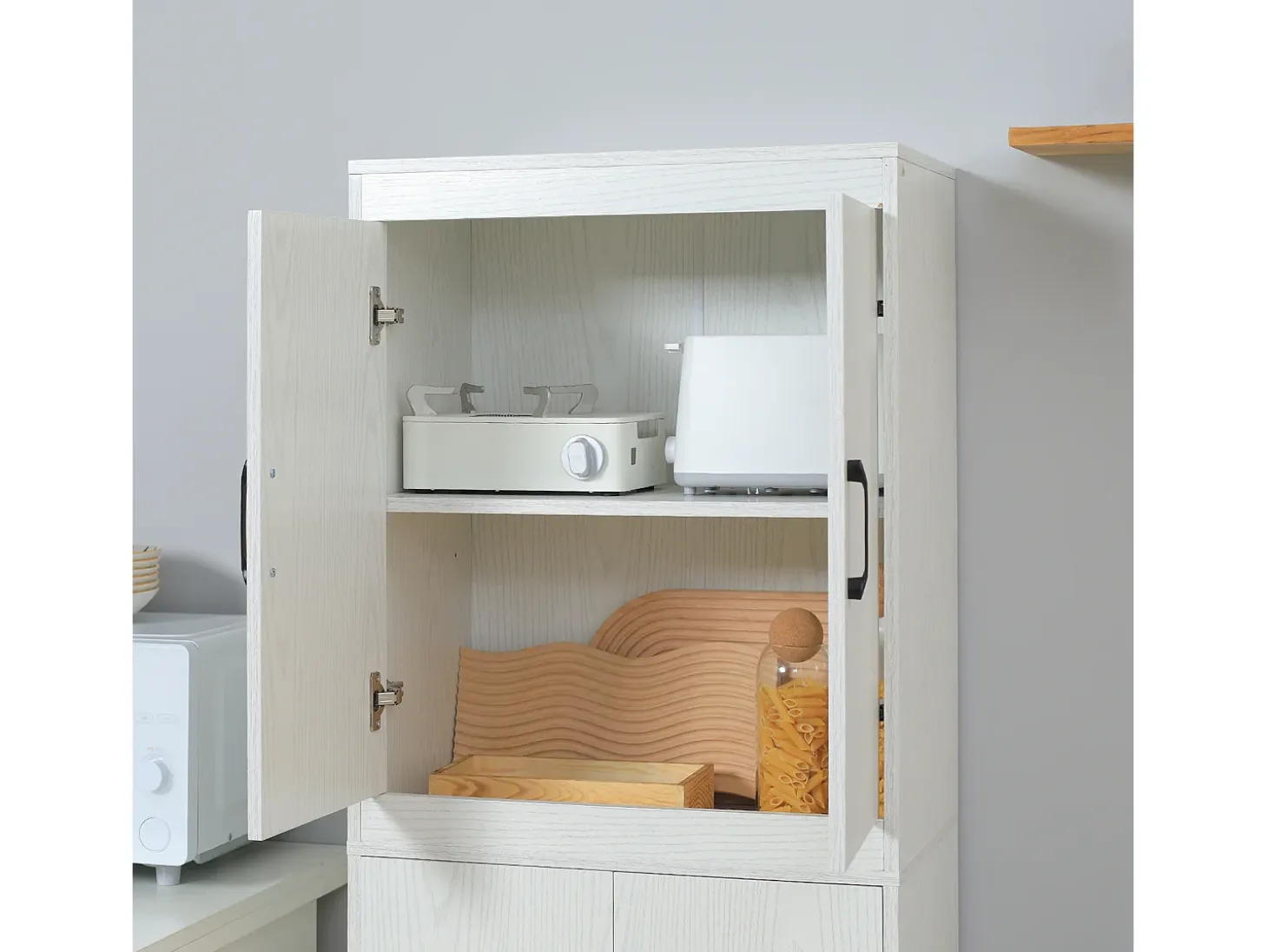 Alacena de cocina blanco 60x36x168 cm HOMCOM