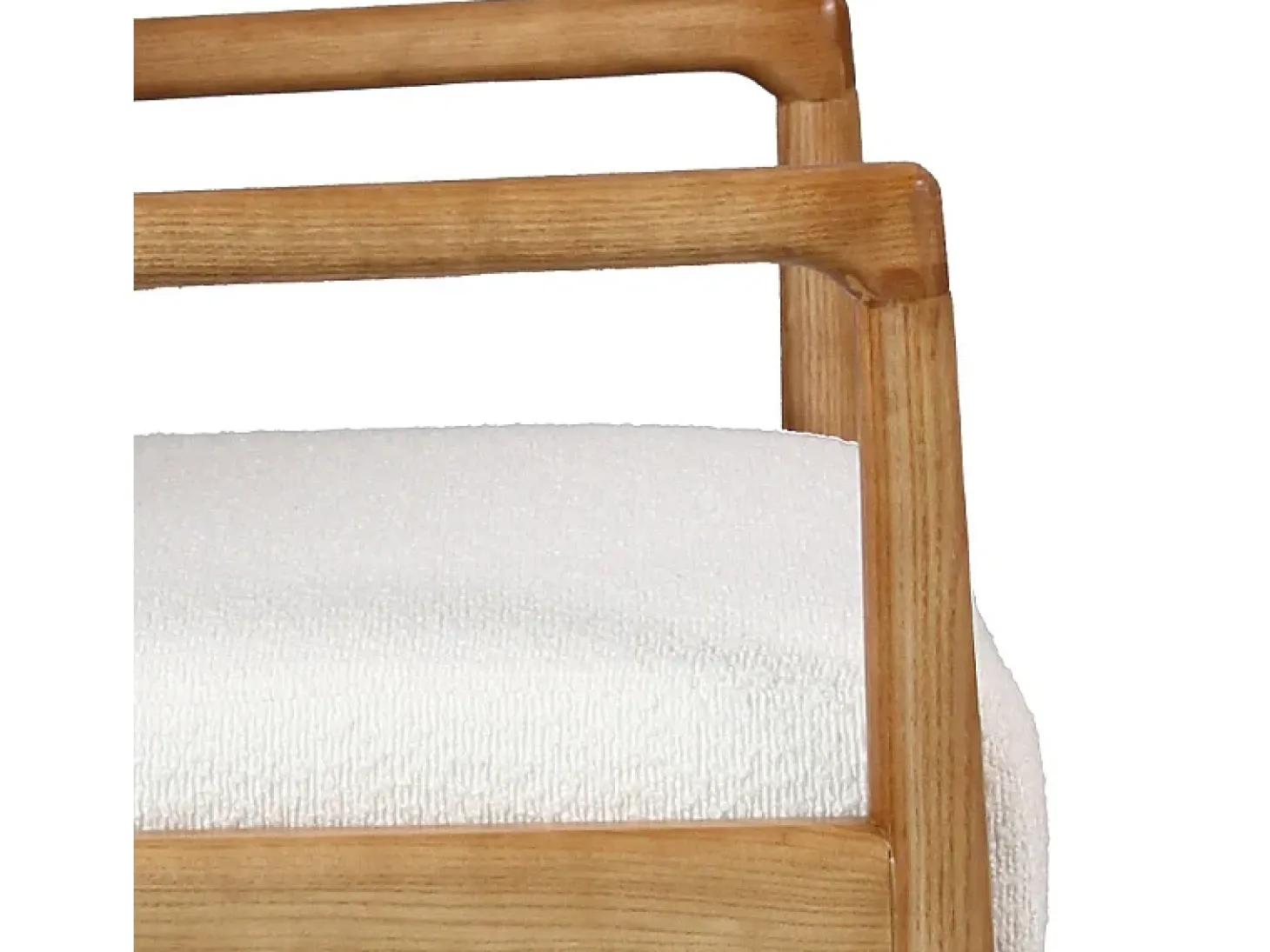 ALBAN-Sillón de mesa crudo y fresno natural (x2)