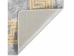 Alfombra antideslizante lavable 80x300 cm Gris