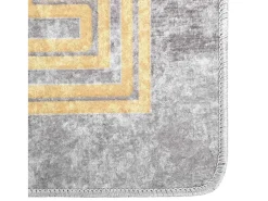 Alfombra antideslizante lavable 160x230 cm gris