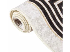 Alfombra antideslizante lavable 80x300 cm Beige claro