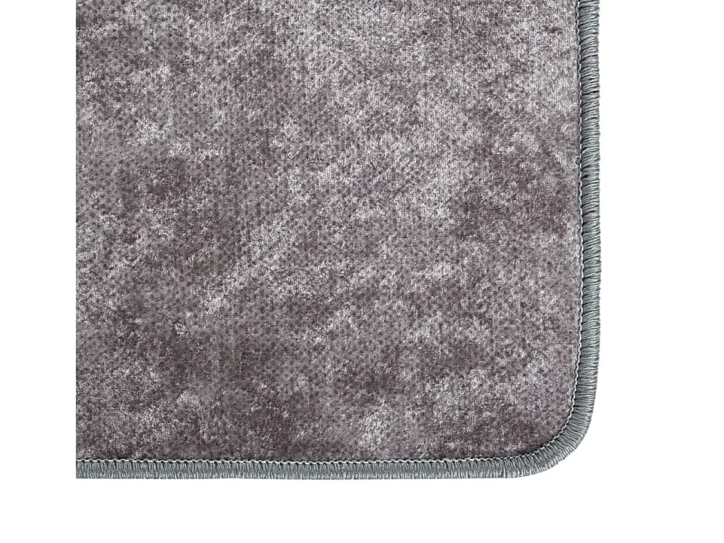 Alfombra antideslizante lavable 80x150 cm Gris