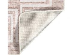 Alfombra antideslizante lavable 80x150 cm Beige
