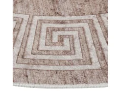 Alfombra antideslizante lavable 120 cm beige