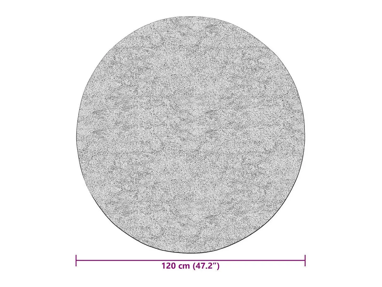 Alfombra antideslizante lavable 120 cm beige