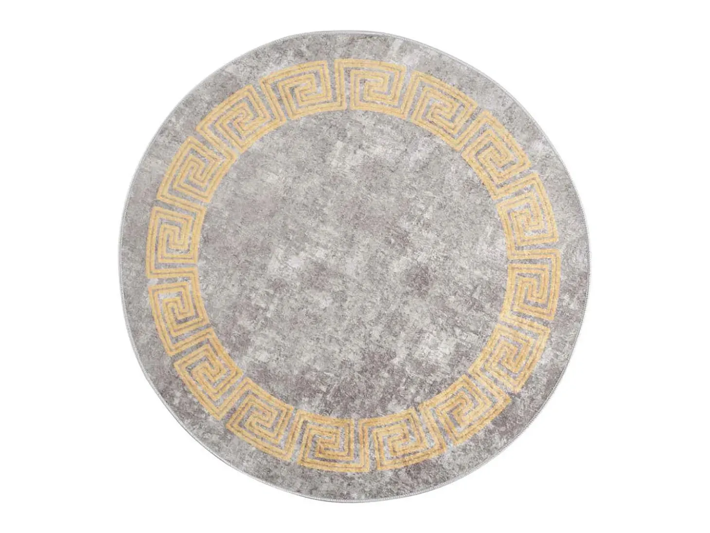 Alfombra antideslizante lavable φ120 cm gris