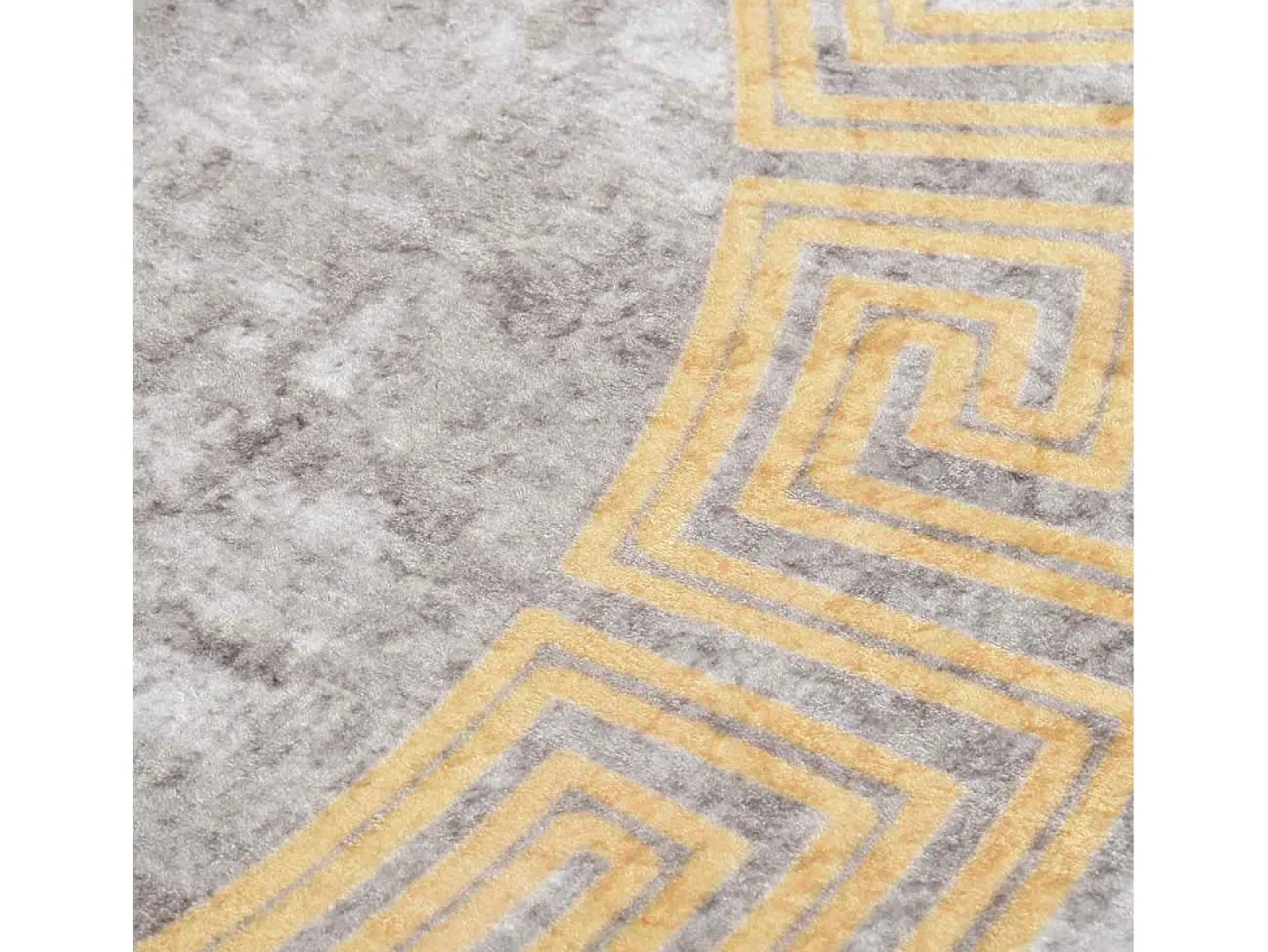Alfombra antideslizante lavable φ120 cm gris