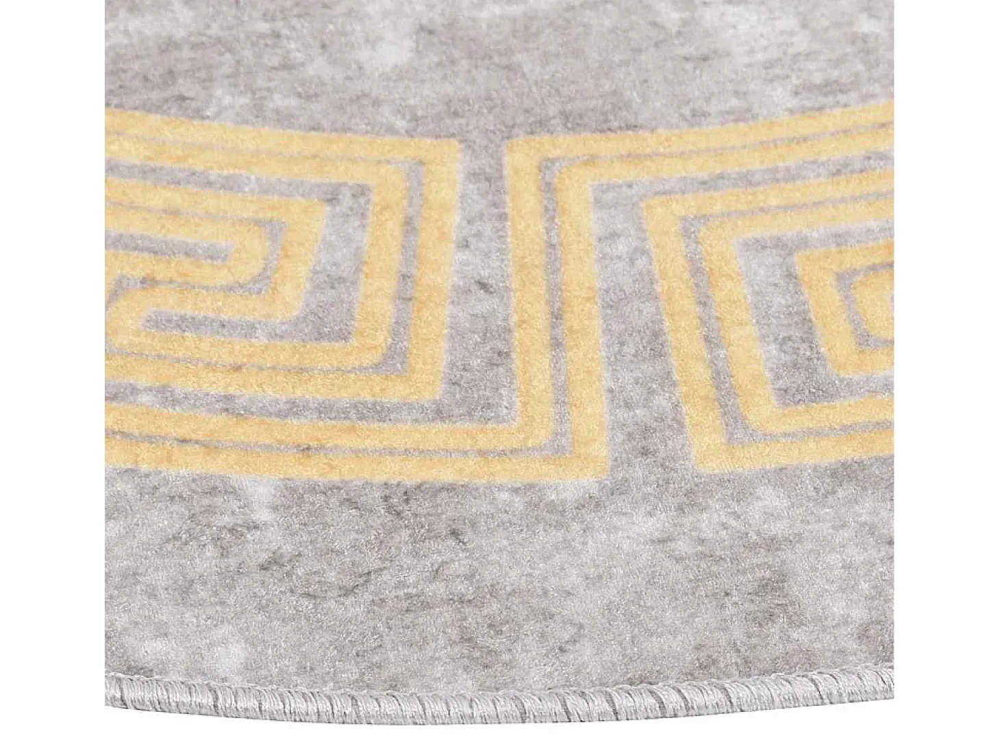 Alfombra antideslizante lavable φ120 cm gris