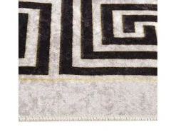Alfombra antideslizante lavable 160x230 cm beige claro