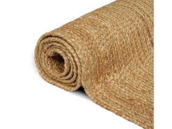 Alfombra beige 80 x 150 cm Yute