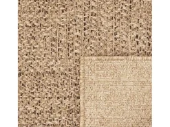 Alfombra beige ZIZUR 200x290 cm efecto yute para interior y exterior