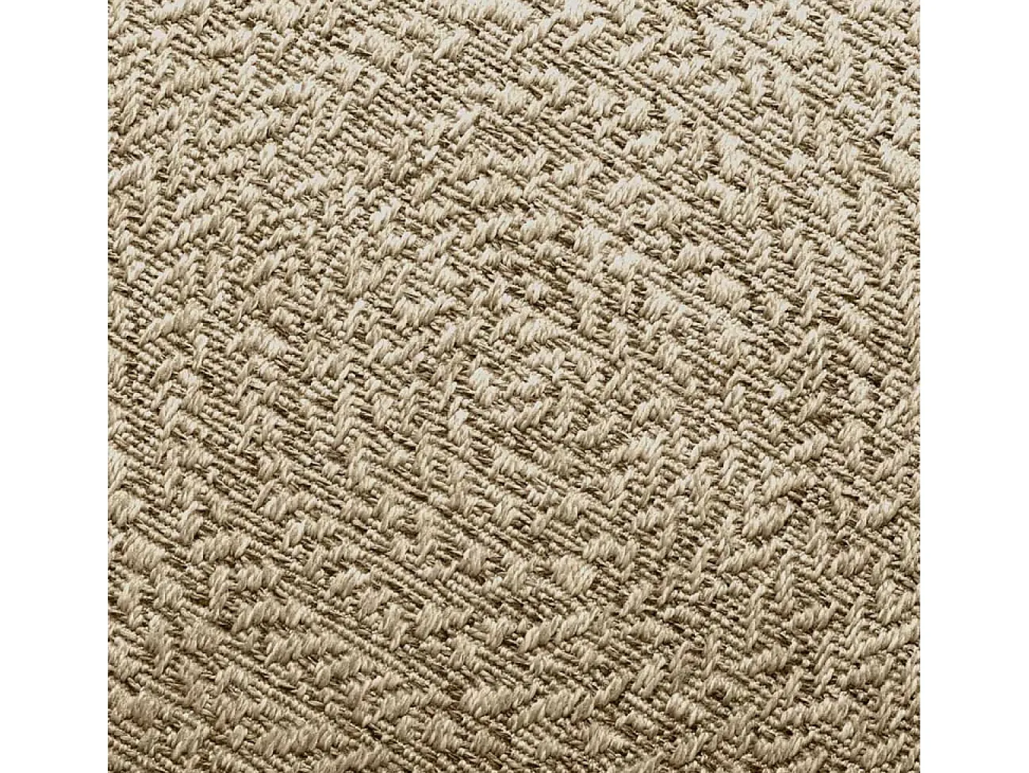 Alfombra beige ZIZUR 60x110 cm efecto yute interior exterior
