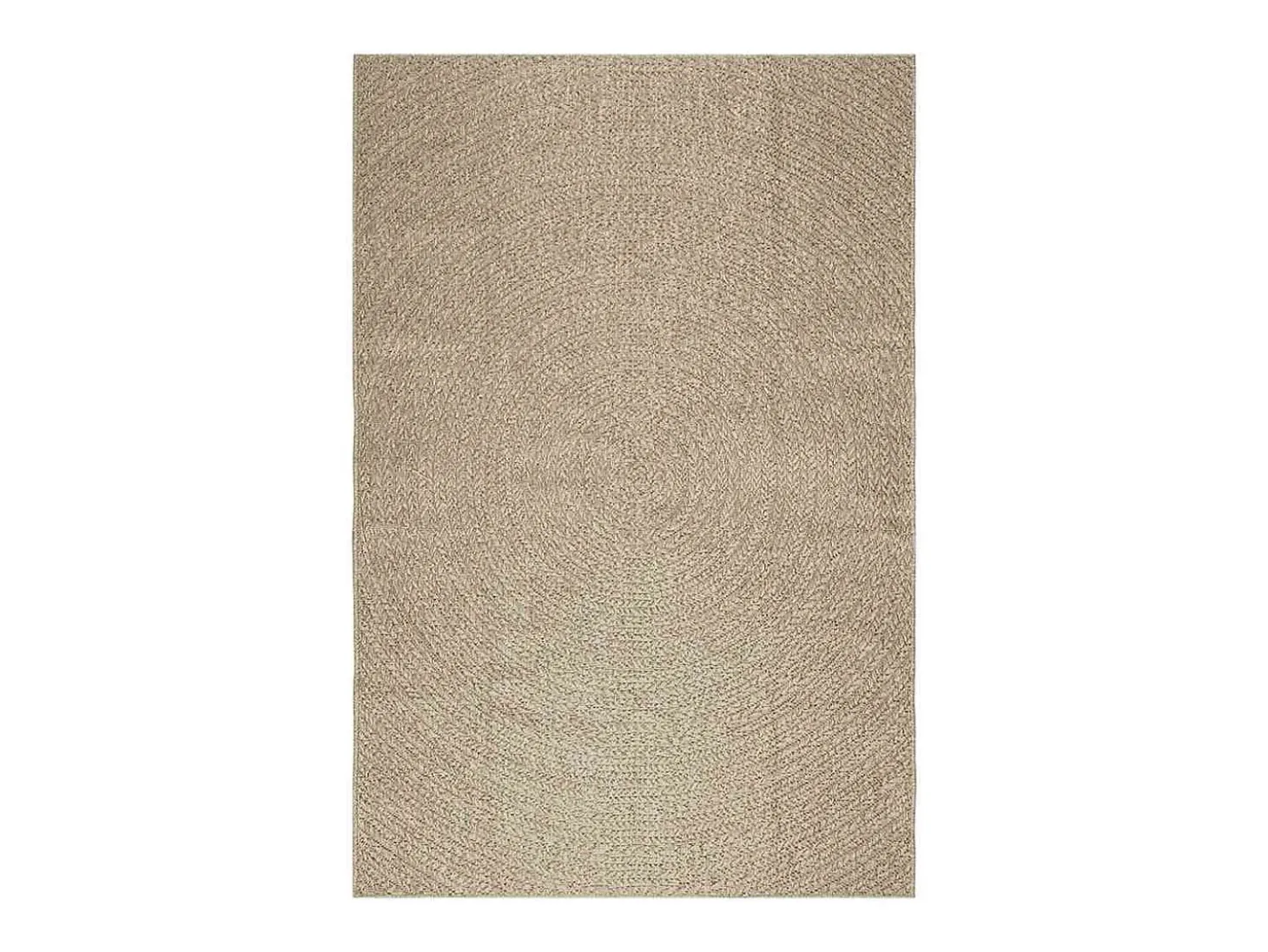 Alfombra beige ZIZUR 160x230 cm efecto yute para interior y exterior