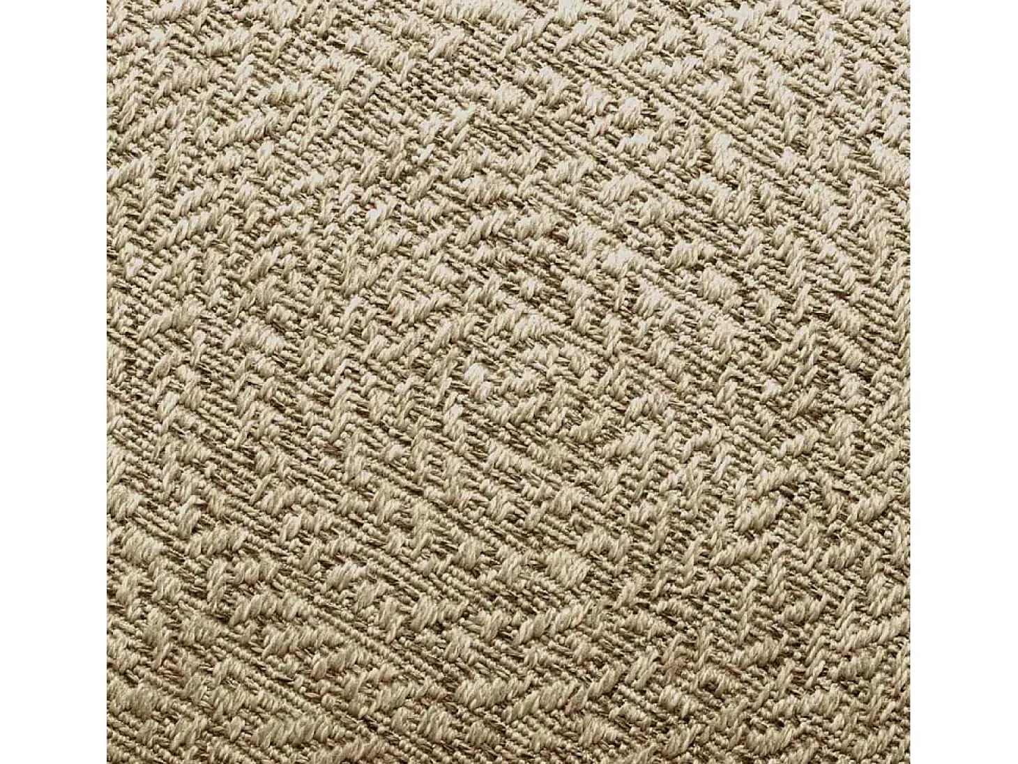 Alfombra beige ZIZUR 240x340 cm efecto yute para interior y exterior