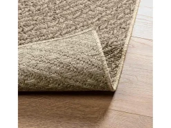 Alfombra beige ZIZUR 240x340 cm efecto yute para interior y exterior