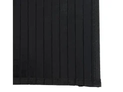 Alfombra cuadrada negra 100x100 cm bambú