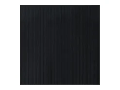 Alfombra cuadrada negra 100x100 cm bambú