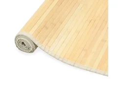 Alfombra de bambú 80x300 cm Natural