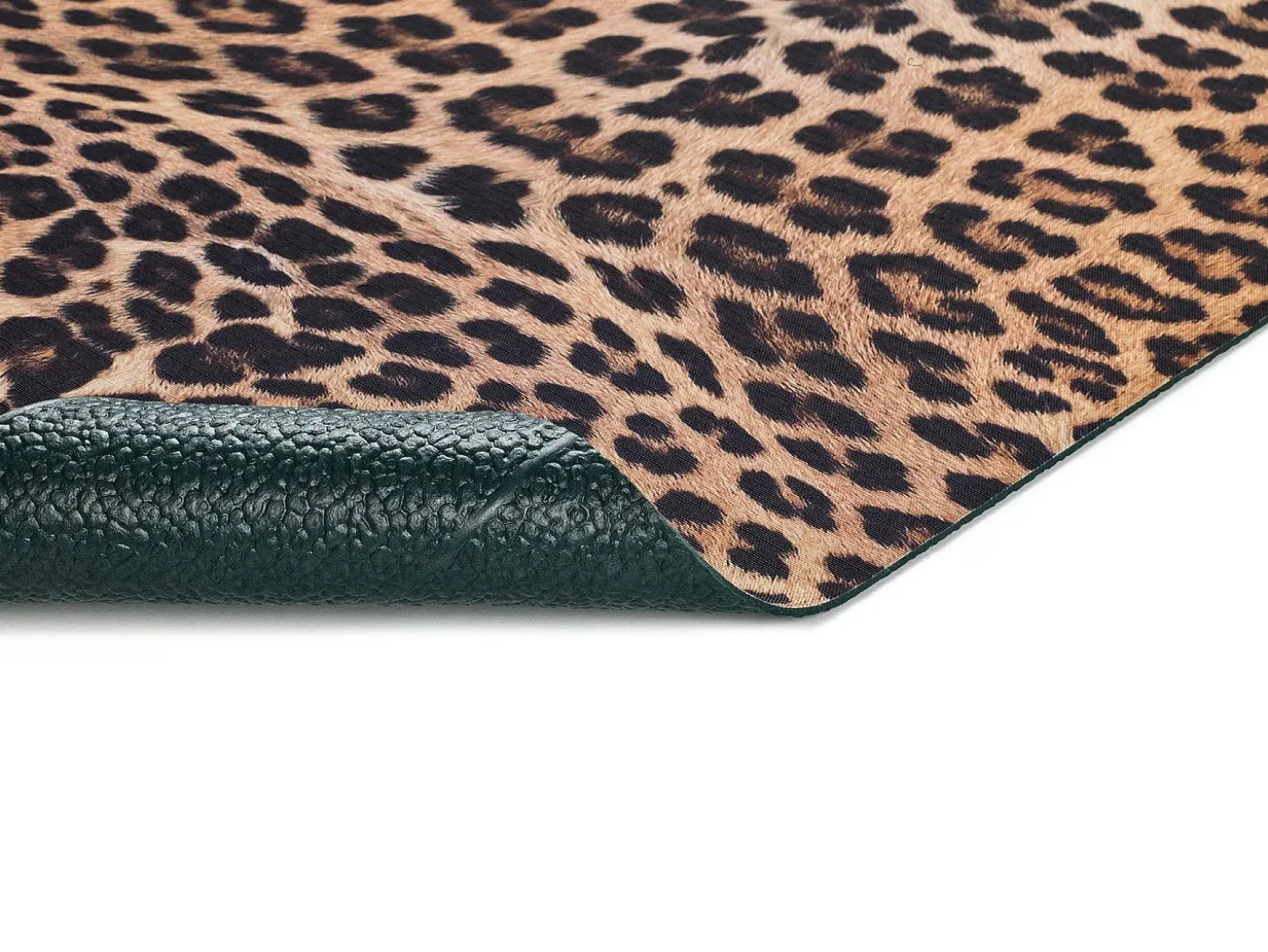 Alfombra de cocina - estampado animal - verde - 52 x 200 cm - RICCI