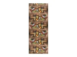 Alfombra de cocina - diseños con especias - multicolor - 52 x 100 cm - RICCI