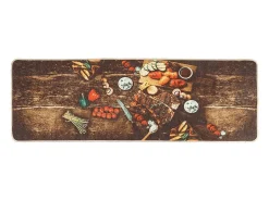 Alfombra de cocina lavable antideslizante multicolor 60x180 cm
