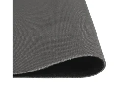 Alfombra de cocina lavable terciopelo negro 60x180 cm ES924073