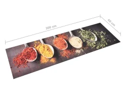 Alfombra de cocina lavable Spoons 60x300 cm ES753665