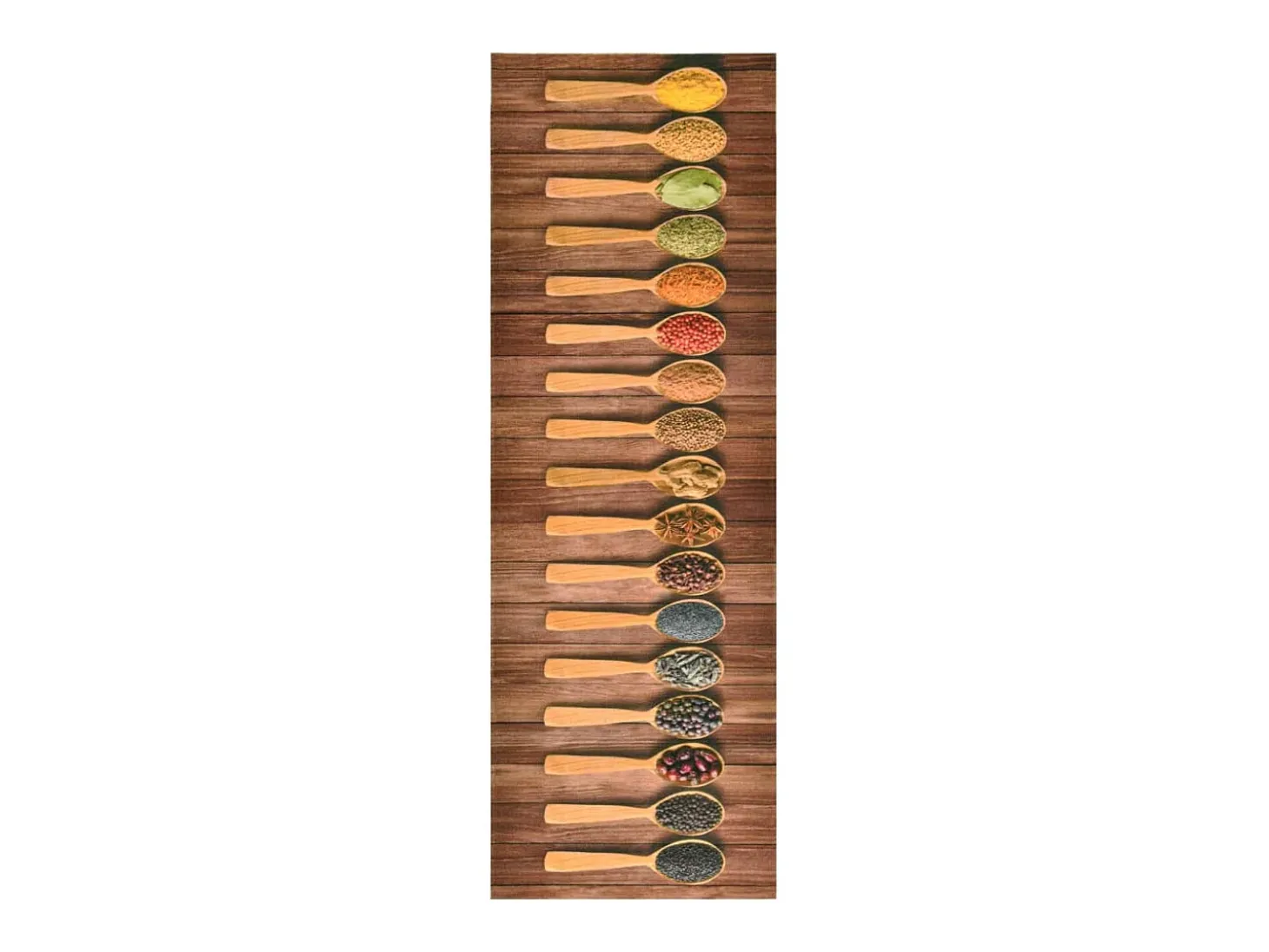 Alfombra de cocina lavable Spoons 60x300 cm ES440511