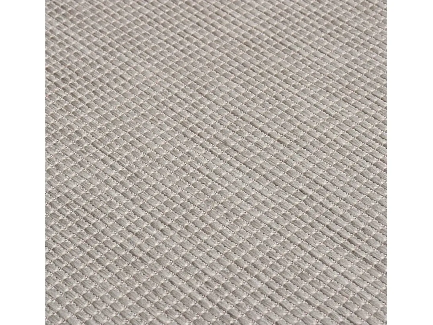 Alfombra de exterior de tejido plano 140x200 cm color topo