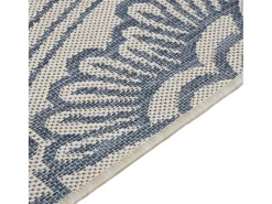 Alfombra de exterior de tejido plano 200x280 cm Estampado azul