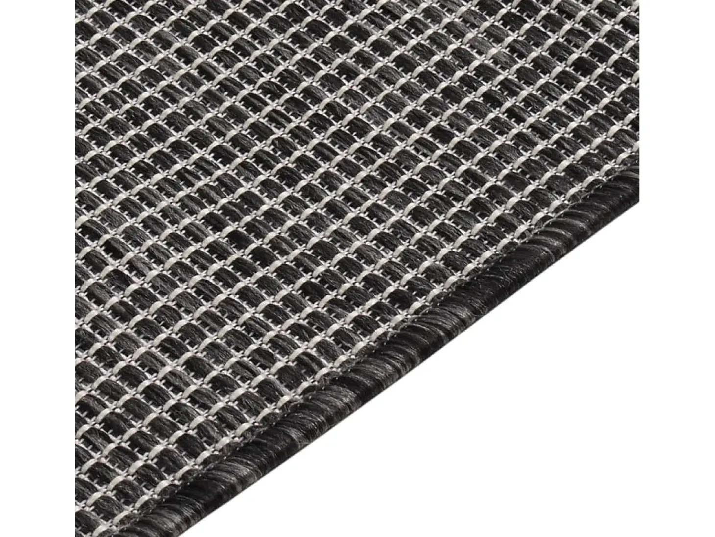 Alfombra de exterior de tejido plano 200x280 cm Gris