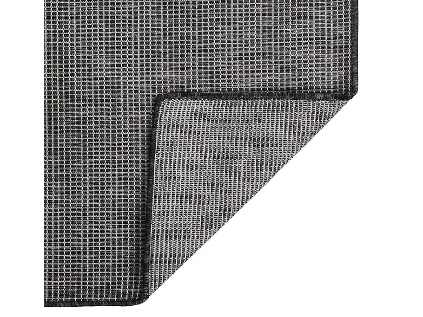Alfombra de exterior de tejido plano 200x280 cm Gris
