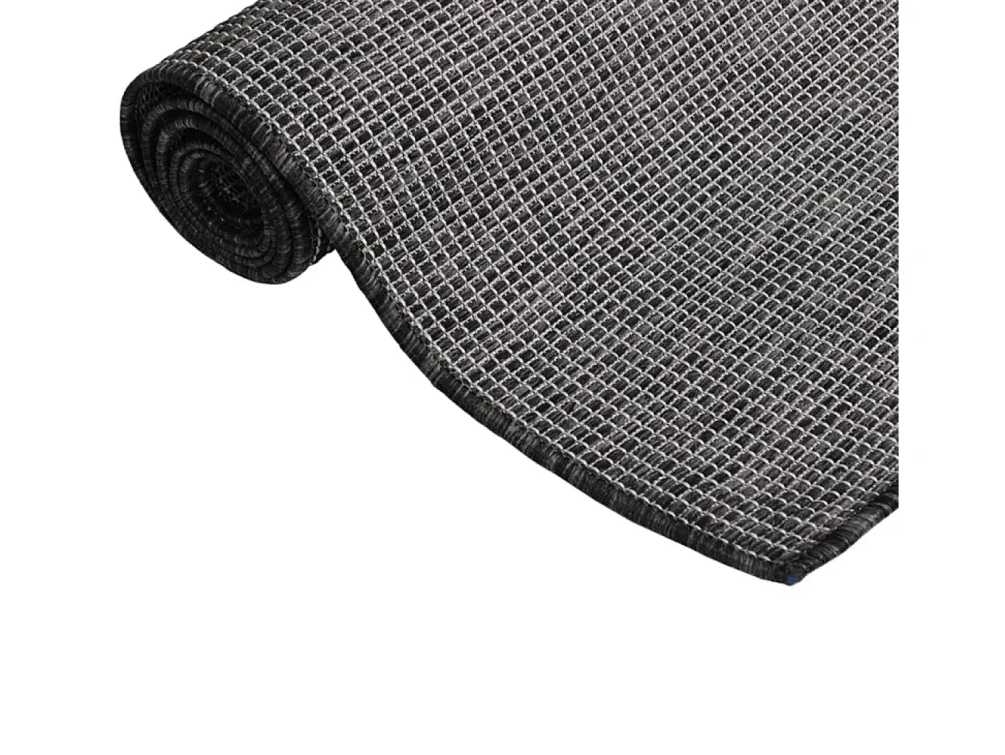 Alfombra de exterior de tejido plano 200x280 cm Gris