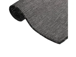Alfombra de exterior de tejido plano 160x230 cm Gris