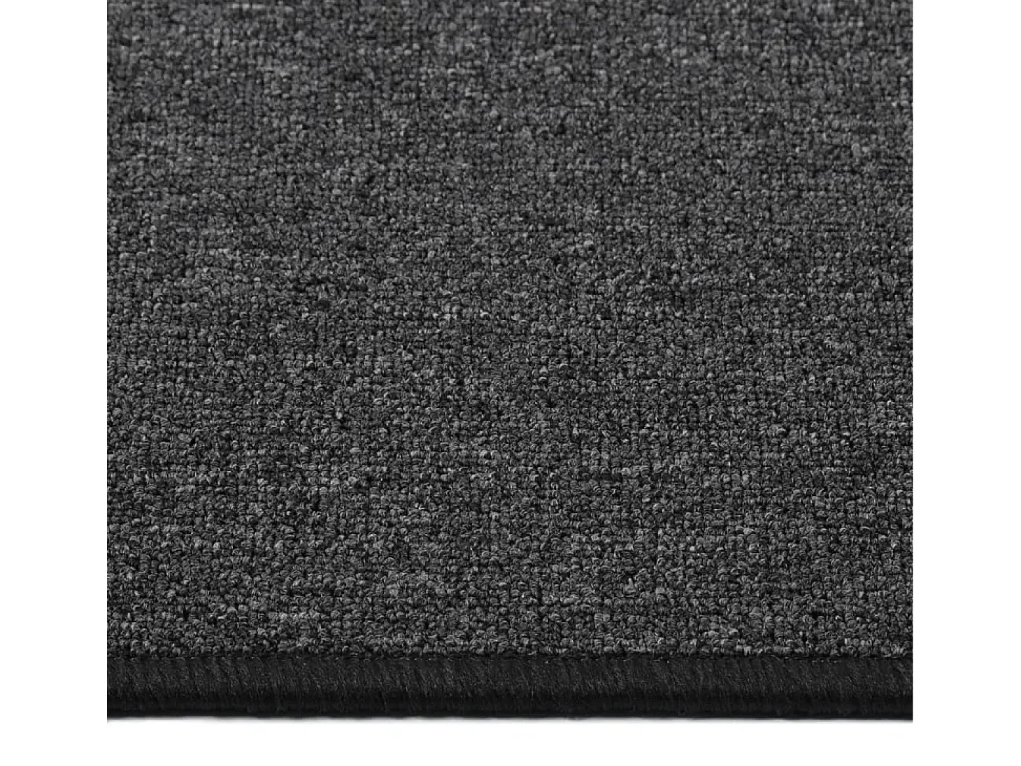 Alfombra de pasillo antracita 80x200 cm