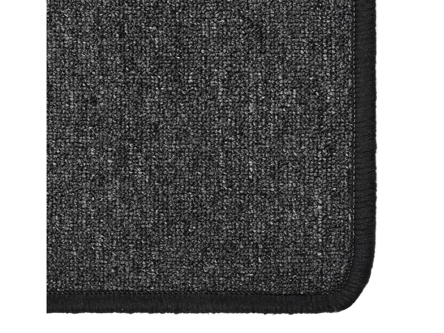 Alfombra de pasillo antracita 50x200 cm