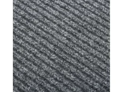 Alfombra de pasillo atrapa suciedad 100x350 cm gris