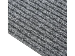 Alfombra de pasillo atrapa suciedad 100x350 cm gris