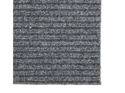 Alfombra de pasillo atrapa suciedad 100x350 cm gris