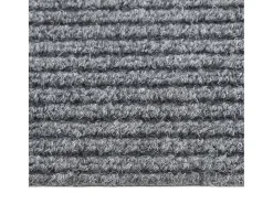 Alfombra de pasillo atrapa suciedad 100x300 cm gris