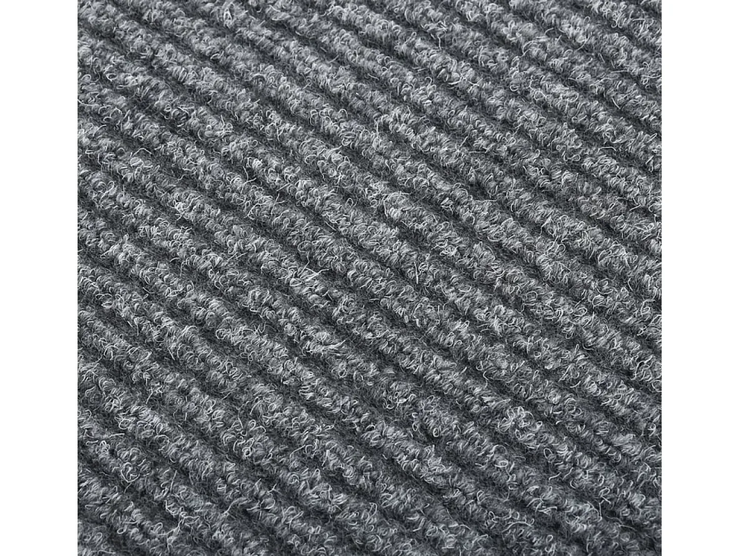 Alfombra de pasillo atrapa suciedad 100x300 cm gris