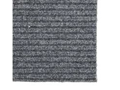 Alfombra de pasillo atrapa suciedad 100x300 cm gris