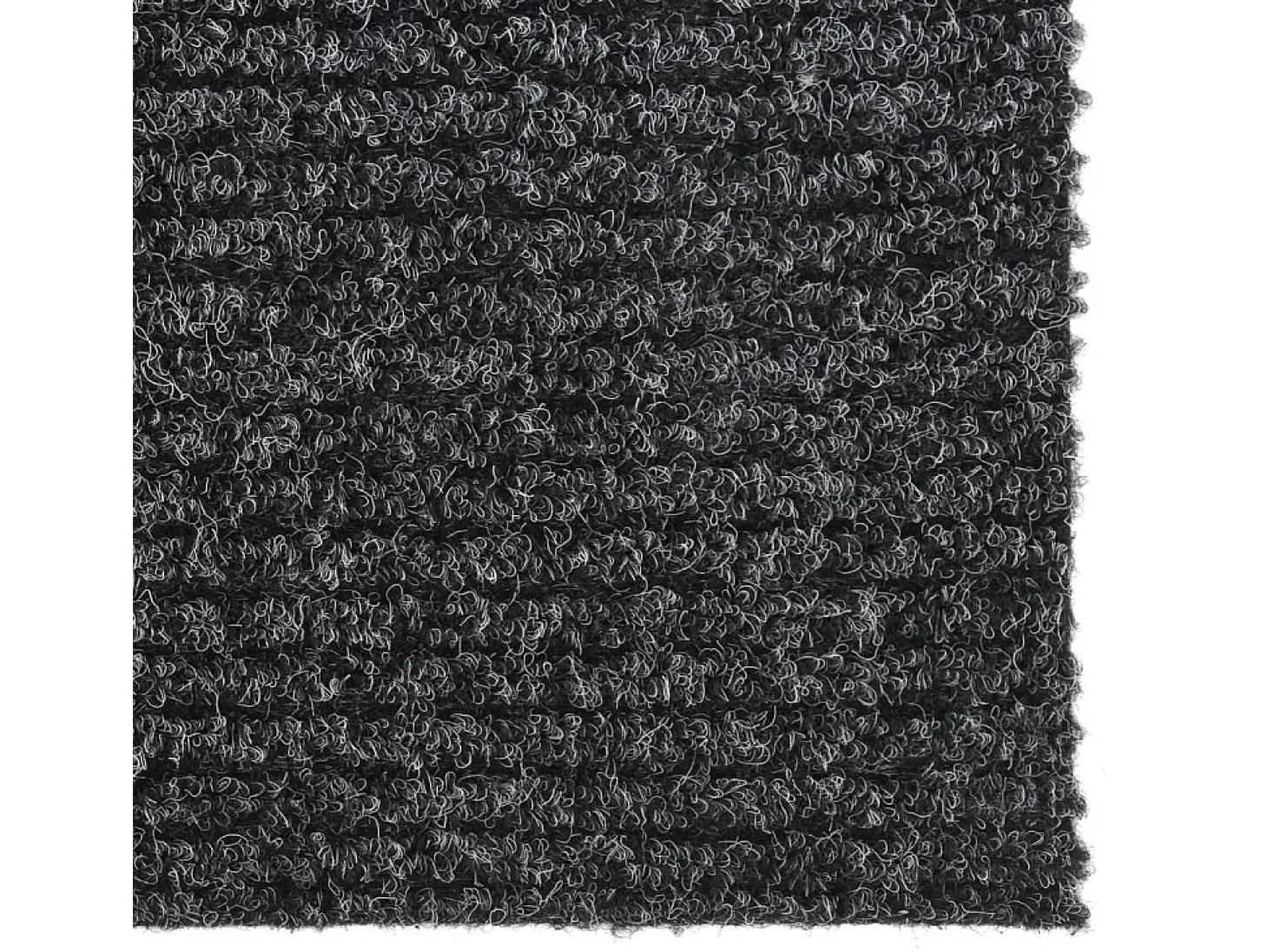 Alfombra de pasillo atrapa suciedad 100x250 cm gris antracita