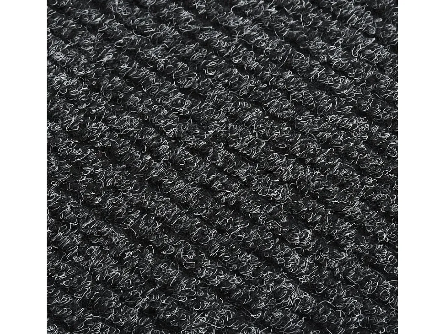 Alfombra de pasillo atrapa suciedad 100x250 cm gris antracita
