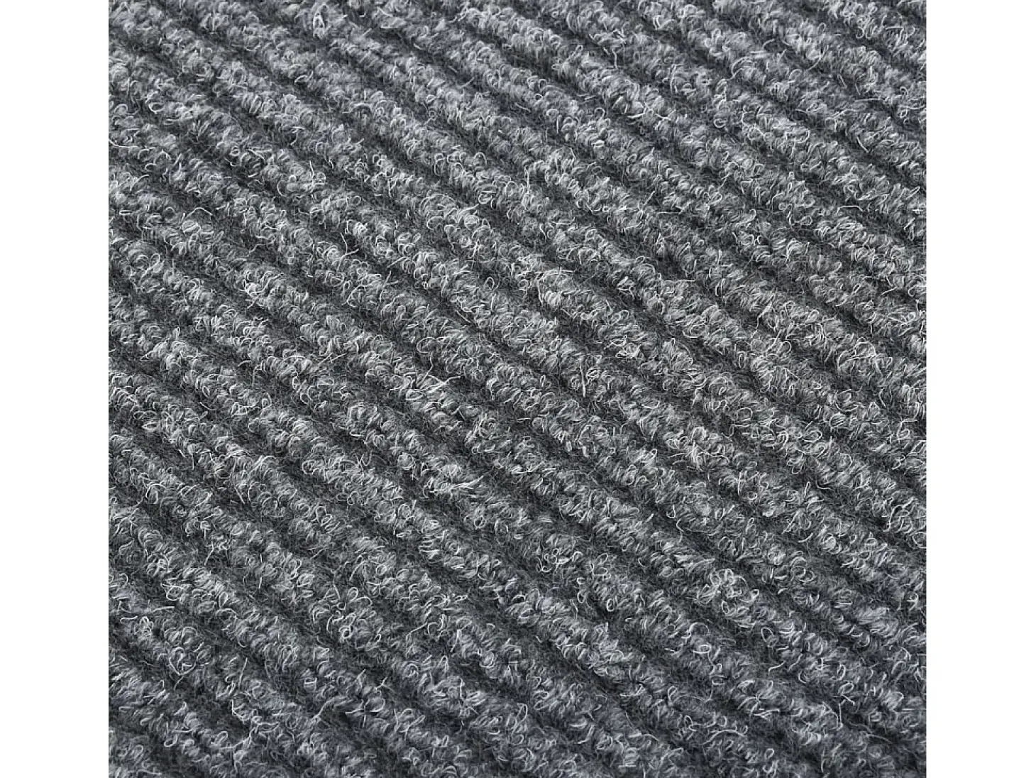 Alfombra de pasillo atrapa suciedad 100x400 cm gris