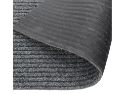 Alfombra de pasillo atrapa suciedad 100x400 cm gris