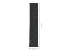 Alfombra de pasillo atrapa suciedad 100x500 cm antracita