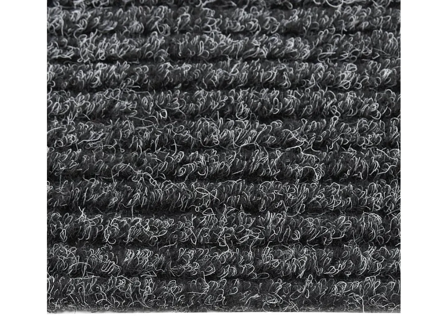 Alfombra de pasillo atrapa suciedad 100x450 cm gris antracita